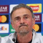Paris Saint-Germain manager Luis Enrique