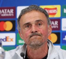 Paris Saint-Germain manager Luis Enrique