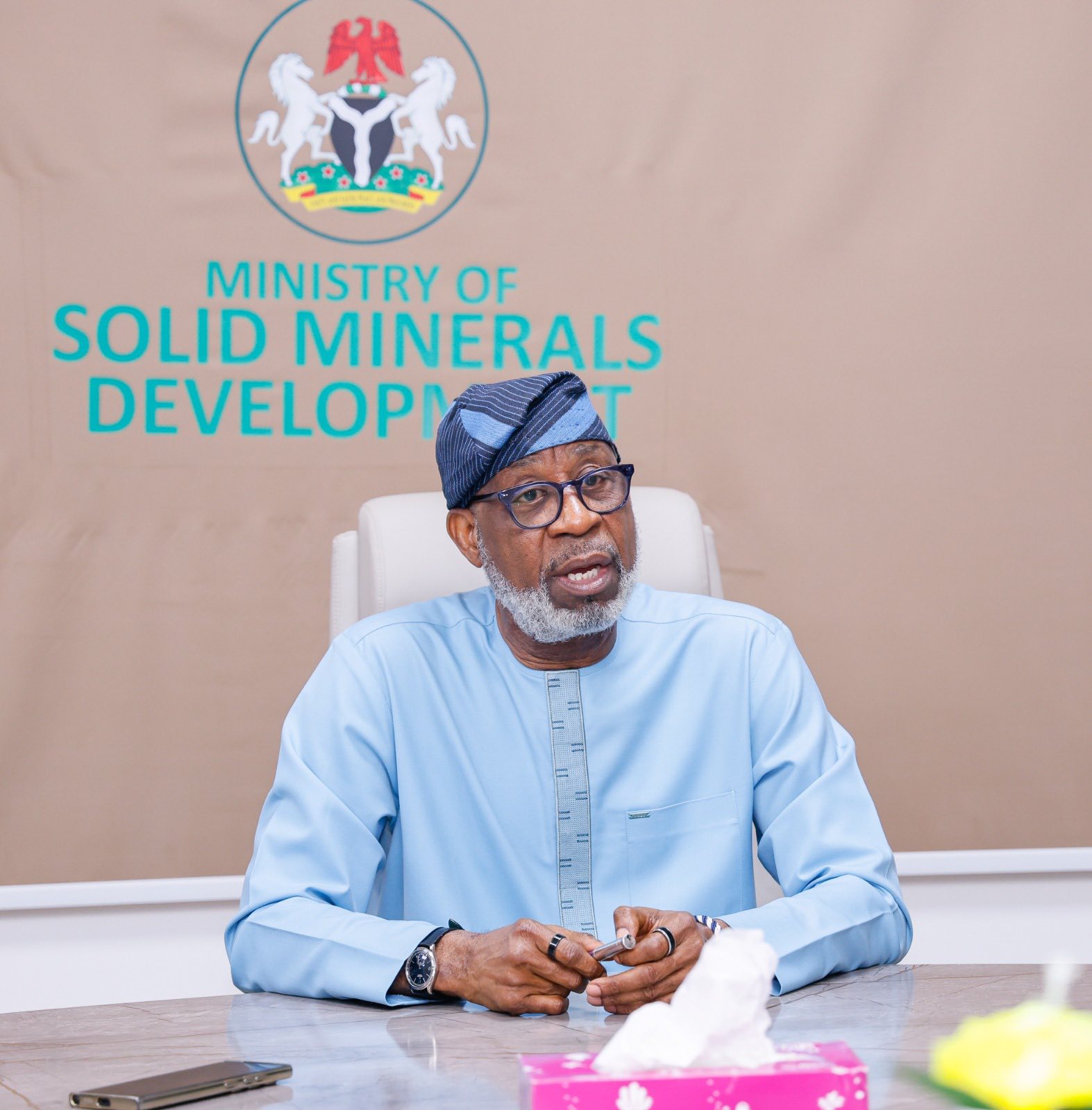 Minister of Solid Minerals Development Dele Alake