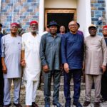 Former President Goodluck Jonathan, former Anambra governor and 2023 Labour Party (LP) presidential candidate, Peter Obi
