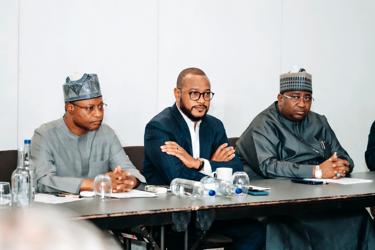 L-R: Kaduna Governor Uba Sani, Zamfara Governor Dauda Lawal, Kebbi Governor Nasir Idris