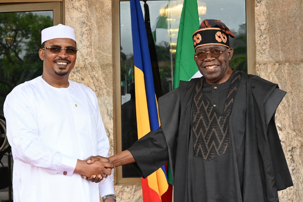 President Bola Tinubu hosts President Mahamat Idriss Déby Itno at the Presidential Villa, Abuja, during the Chadian leader’s visit to Nigeria on Thursday. April 2, 2026 (Photo: State House)