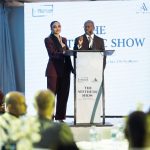 L-R- Freda Edewor Francis and Arisekola Alao addressing the audience
