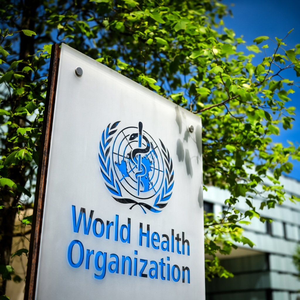 World Health Organization signage