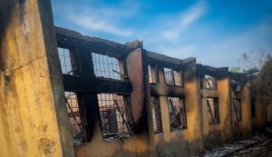 BURNT FCE EHA-AMUFU BUILDING