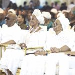 Elumelu, wife; Dr. Awele; widow, Mrs. Ogbue; and son to the deceased patriarch of the Ogbue family