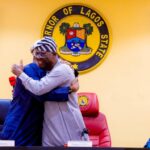 Sanwo-Olu embraces Obafemi Hamzat