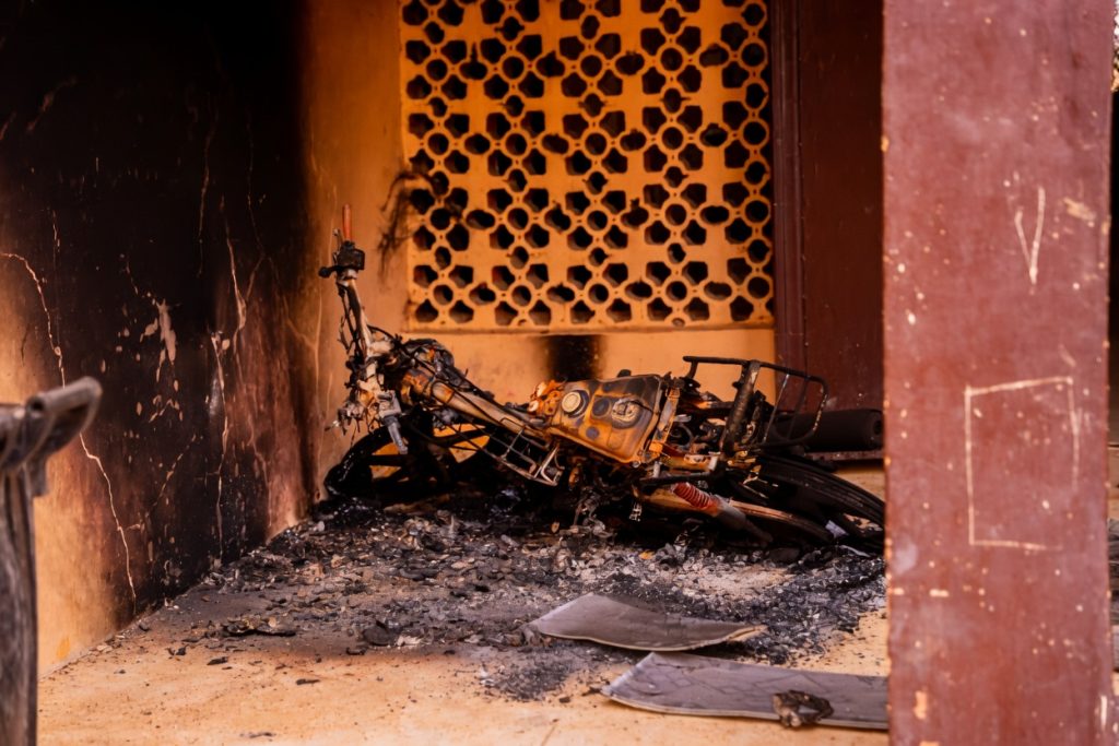 burnt Sayaya health centre
