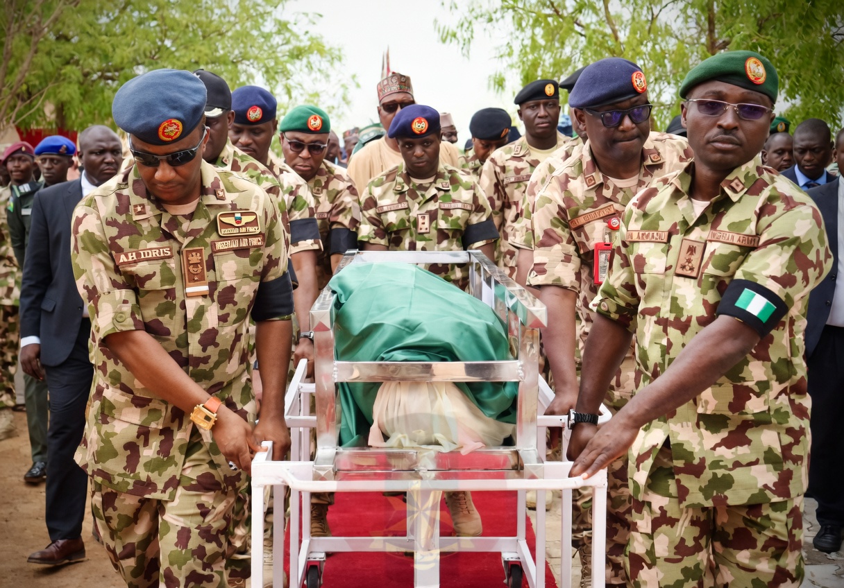 Military funeral for General Braimah, other officers in Borno