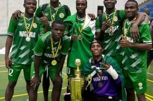 Victorious Nigeria’s Handball Team.