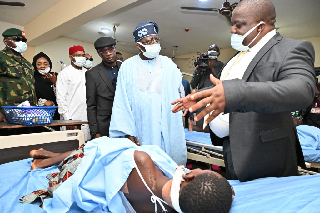 Jos attack Tinubu assures victims of lasting peace