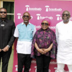 L-R- Ntumba, Adedeji, Oduwole, and Rotimi Oyekanmi during the unveiling of the facility