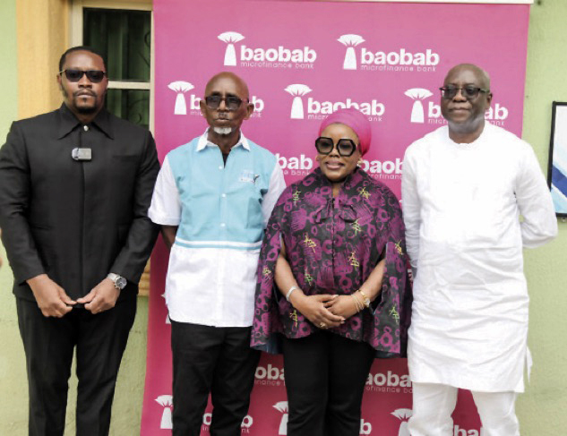 L-R- Ntumba, Adedeji, Oduwole, and Rotimi Oyekanmi during the unveiling of the facility