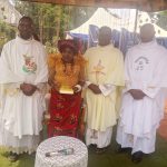 Lolo Monica Ogbu with priests