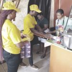 Members of the foundation during the awareness exercise of endometriosis in Ondo town.