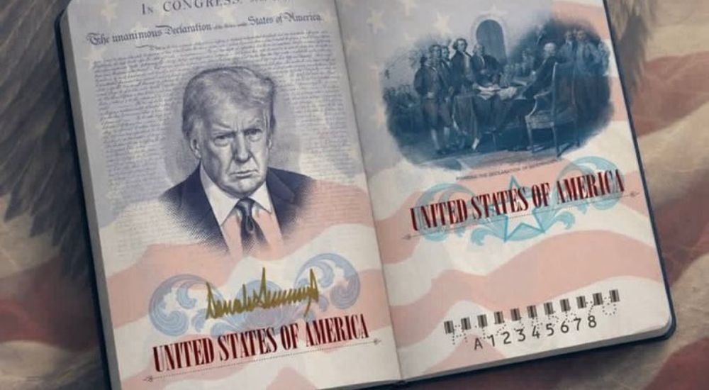 Trump's photo, gold signature to feature in new US passports