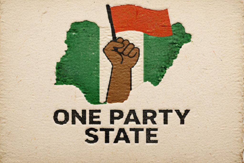 ONE PARTY STATE LOGO