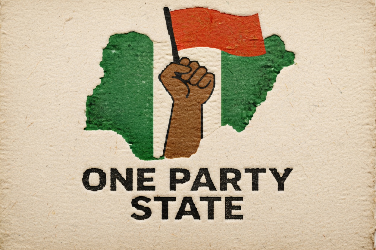 ONE PARTY STATE LOGO