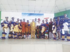 Organisers of the event with students and guests during the event