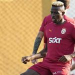 Osimhen in training