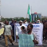 Police retirees protest in Abuja