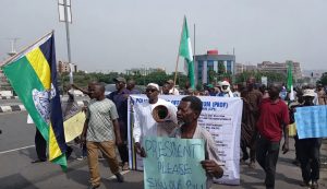 Police retirees protest in Abuja