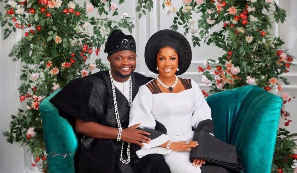 Seun Osigbesan and her husband