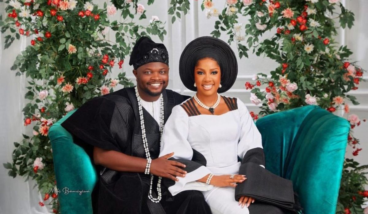 Seun Osigbesan and her husband
