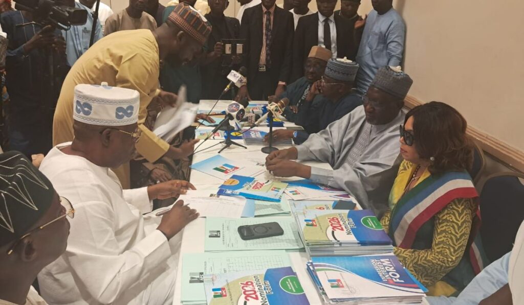Faleke picks presidential form for Tinubu