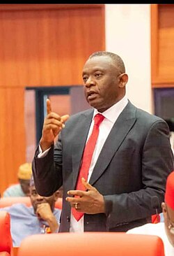 Senator_Sunday_Karimi_on_the_floor_of_the_Nigerian_Senate