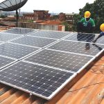 Solar panel installation