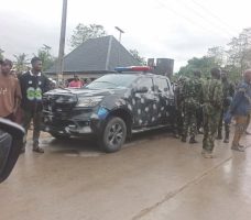 Soldiers in Ishinkwor Community