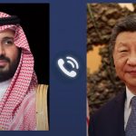 Chinese President Xi Jinping (r), and Saudi Arabia’s Crown Prince and Prime Minister, Mohammed bin Salman bin Abdulaziz Al Saud.