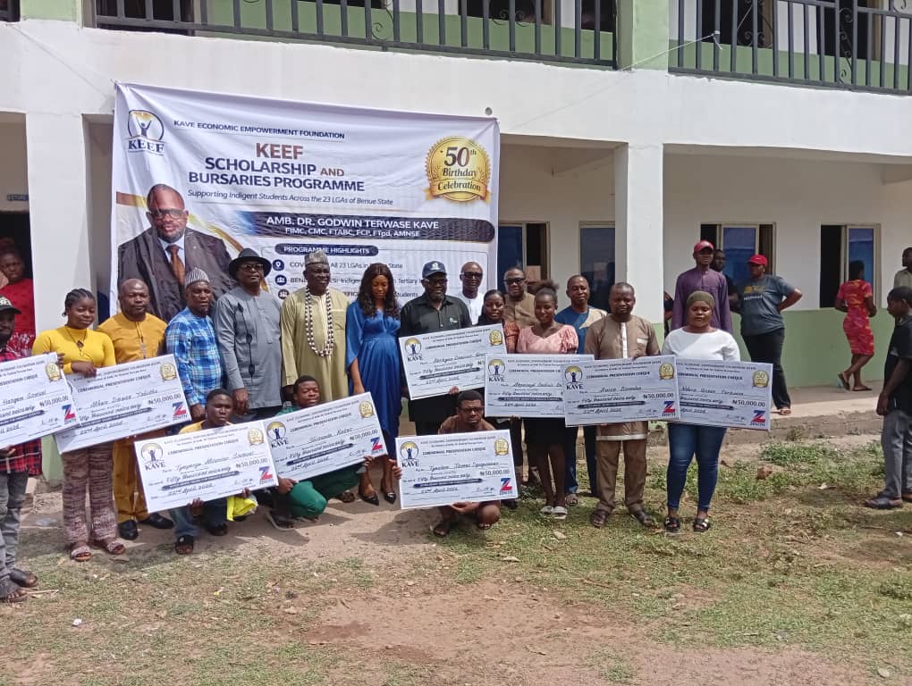 Over 100 students receive KEEF N5 million scholarships in Benue