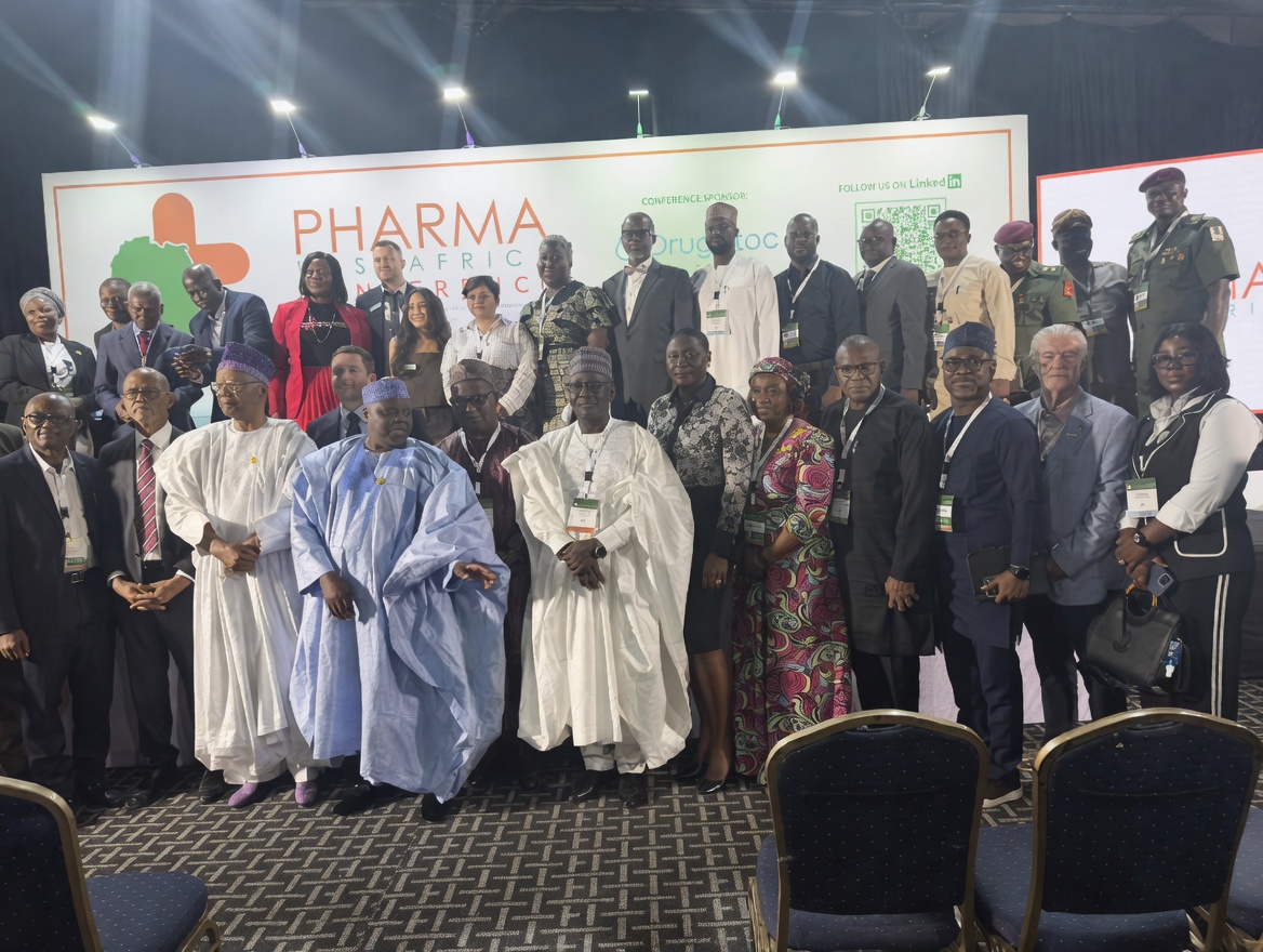 From second left: Abayomi; Adelusi; Ahmed Yakasai; Ibrahim and others at the event