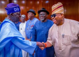 President Bola Tinubu and Governor Ademola Adeleke