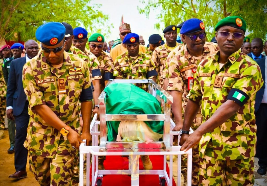 Military funeral for General Braimah, other officers in Borno