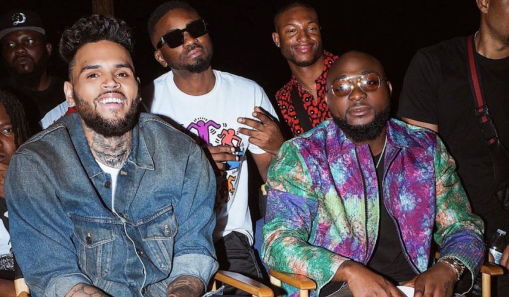 Chris Brown and Davido