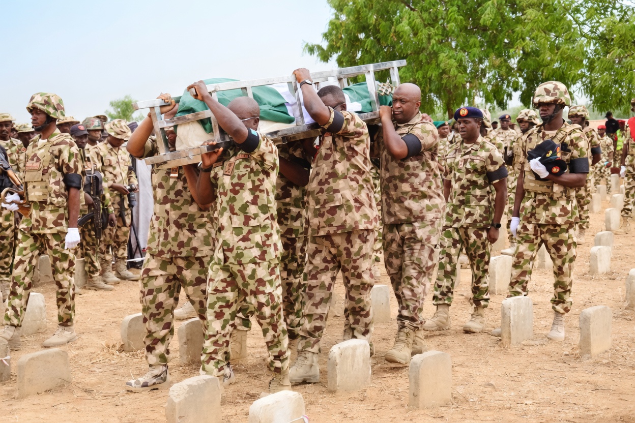 Military funeral for General Braimah, other officers in Borno