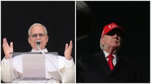 Donald Trump and Pope Leo XIV