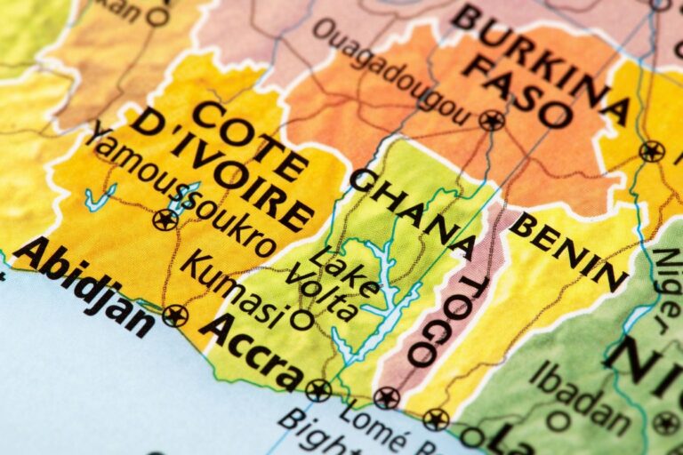 IVORY COAST MAP