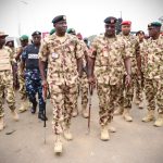 Chief of Army Staff (COAS) Lieutenant General Waidi Shaibu, on Thursday, April 2, 2026, leading heads of security agencies on an on-the-spot assessment of the security situation in Jos, Plateau State following violence in the state’s capital
