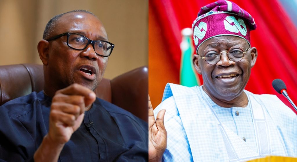 Peter Obi and President Bola Tinubu