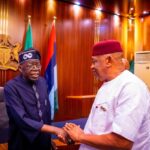 President Bola Tinubu and Senator Orji Uzor Kalu