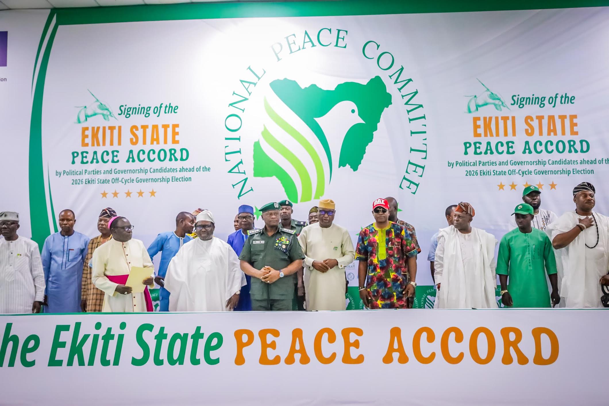 Oyebanji, other candidates sign peace accord ahead of Ekiti poll