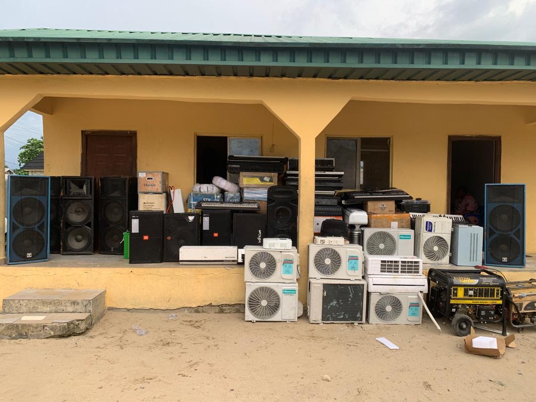 Church, shop robbers busted in Delta, stolen equipment recovered