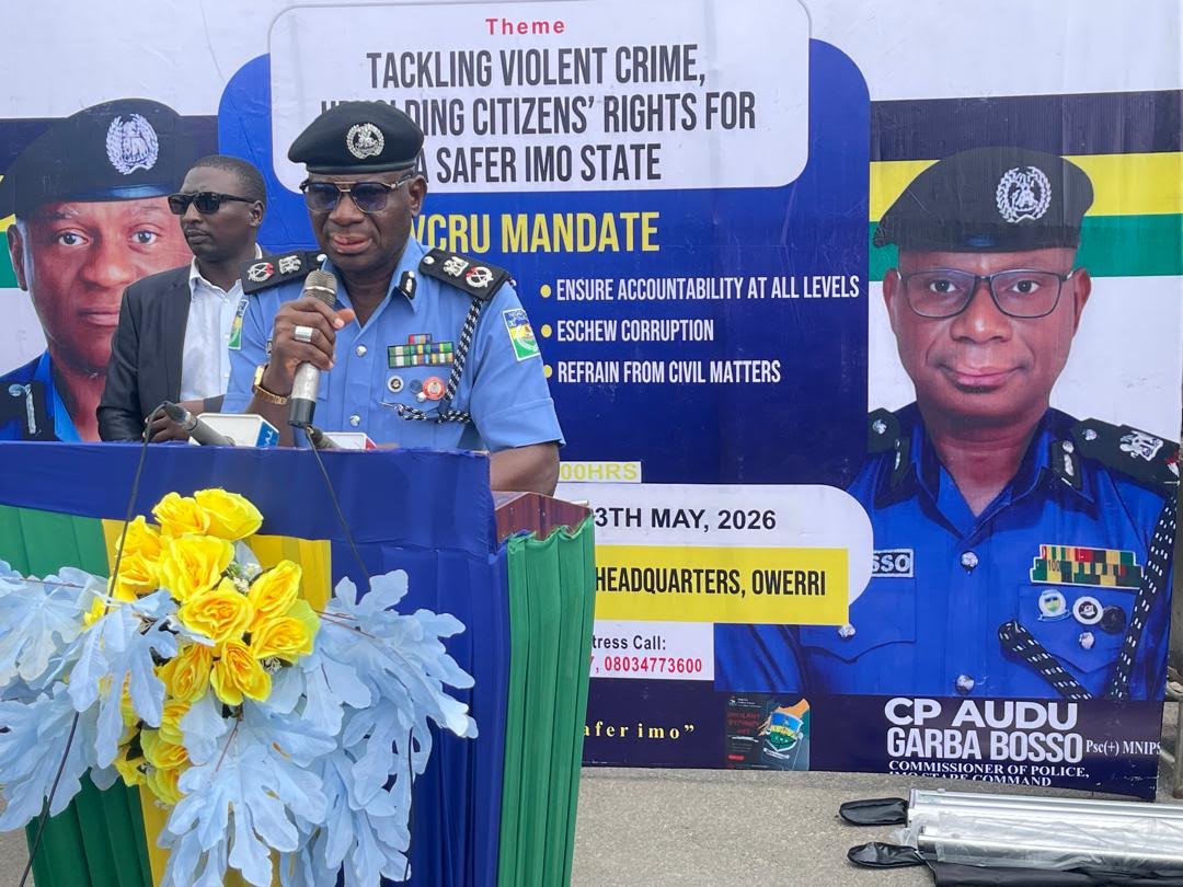 Imo police disbands ‘Tiger Base’, unveils new Violent Crime Response Unit