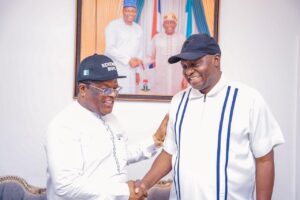 Umahi meets APC national chairman Yilwatda