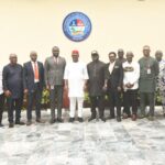 Delta State Deputy Governor of Delta State, Sir Monday Onyeme, PhD posed in photograph with officials of Benin Electricity Distribution Company (BEDC) including ​Engr. Michael Anoka, the Commissioner for Power and Energy, over power supply crisis in the state, on Tuesday, May 19, 2026