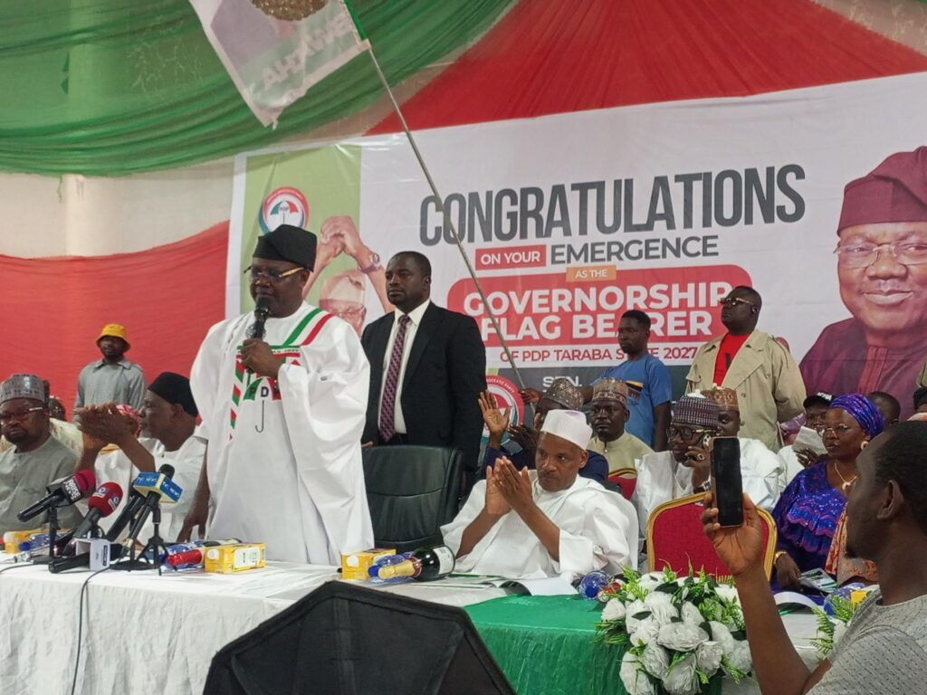 Taraba 2027: Bwacha, Tutare emerge as PDP, ADC candidates